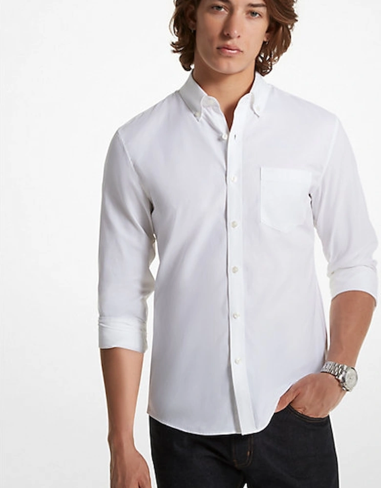 Stretch Cotton Oxford Shirt
