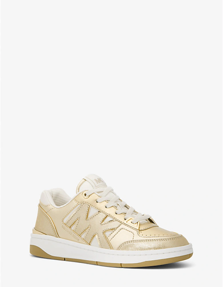 Rebel Metallic Leather Sneaker