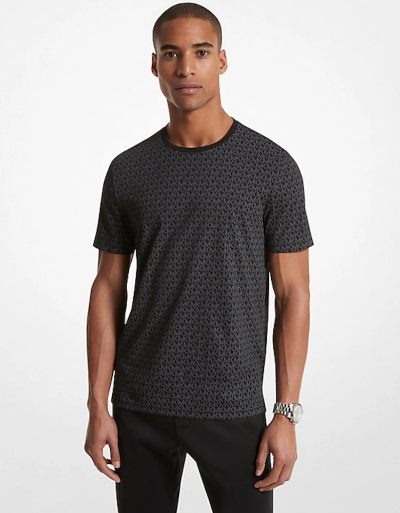 Signature Logo Print Cotton T-Shirt