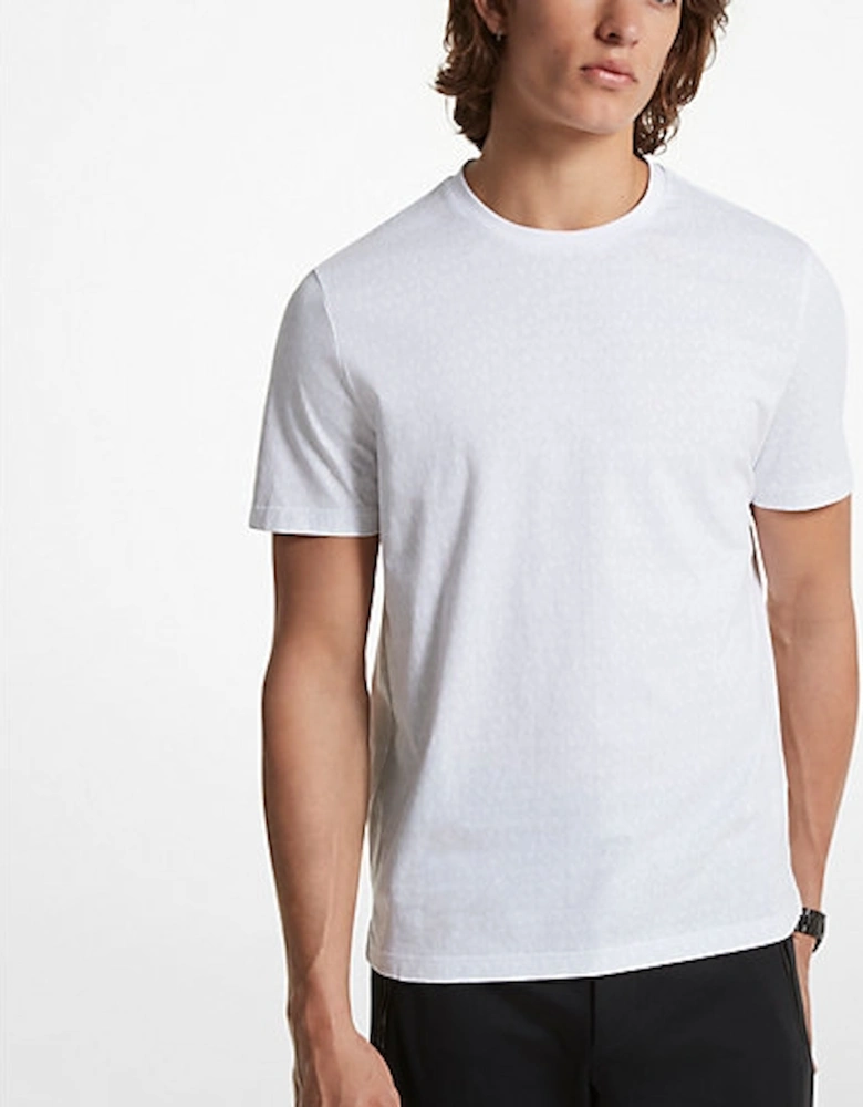 Signature Logo Print Cotton T-Shirt