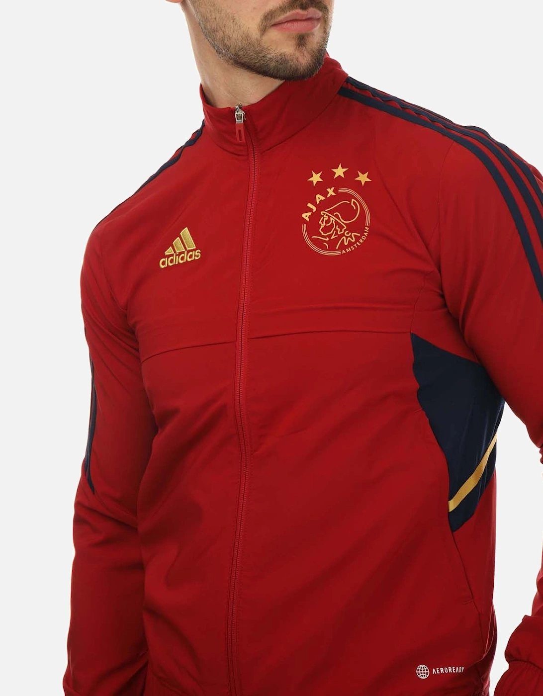 Mens Ajax Amsterdam 2022/23 Pre Match Jacket