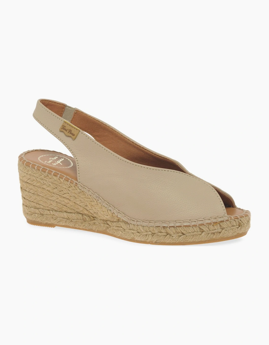 Toni Pons Women's Laila Womens Wedge Heel Espadrille Sandals - Brown - Size: 6