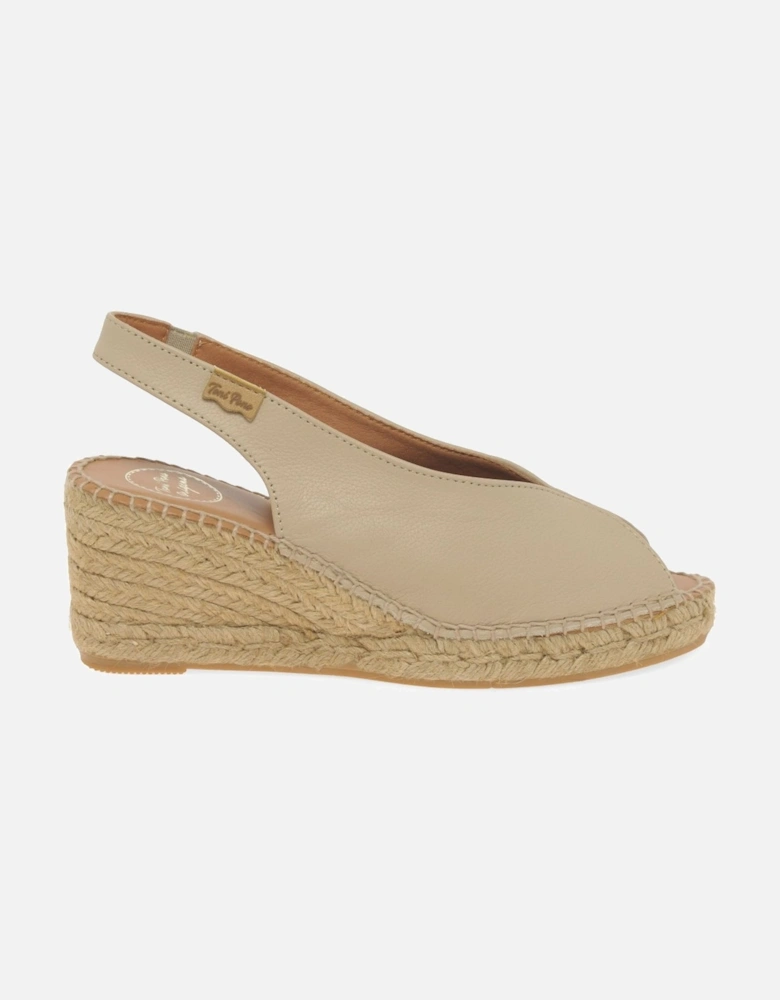 Laila Womens Wedge Heel Espadrille Sandals