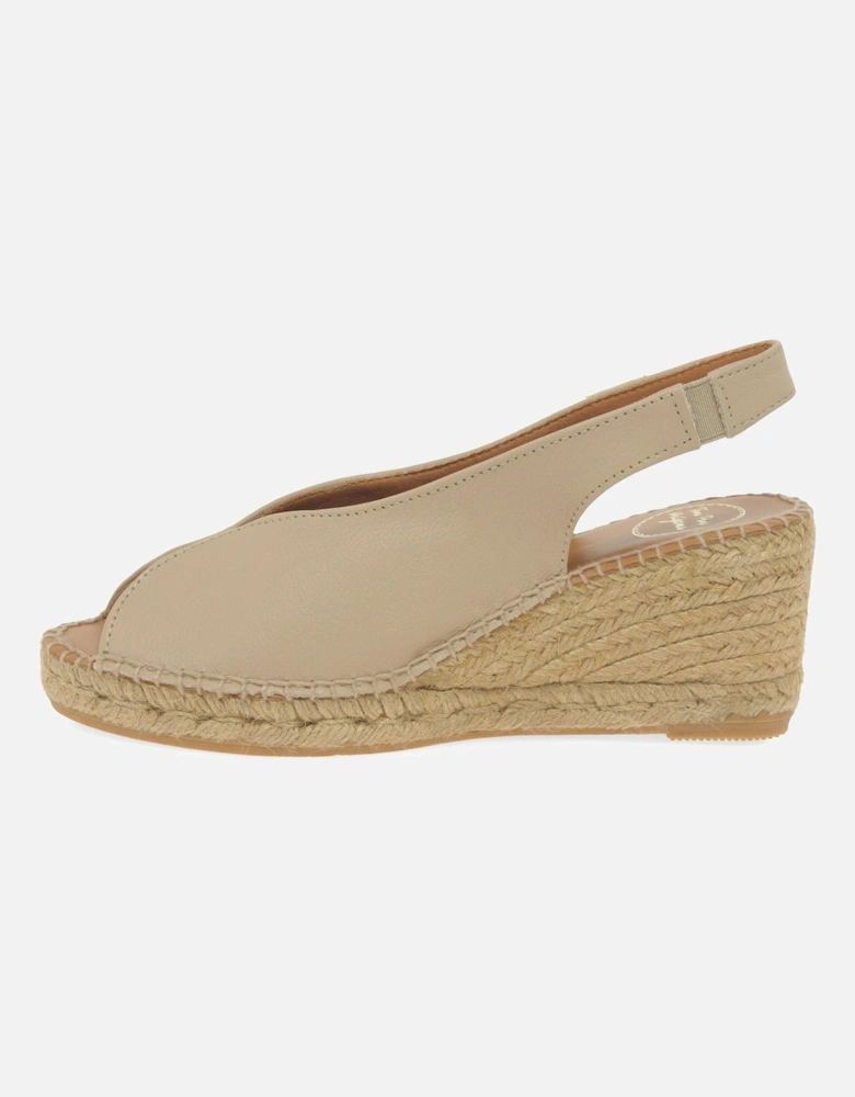 Laila Womens Wedge Heel Espadrille Sandals