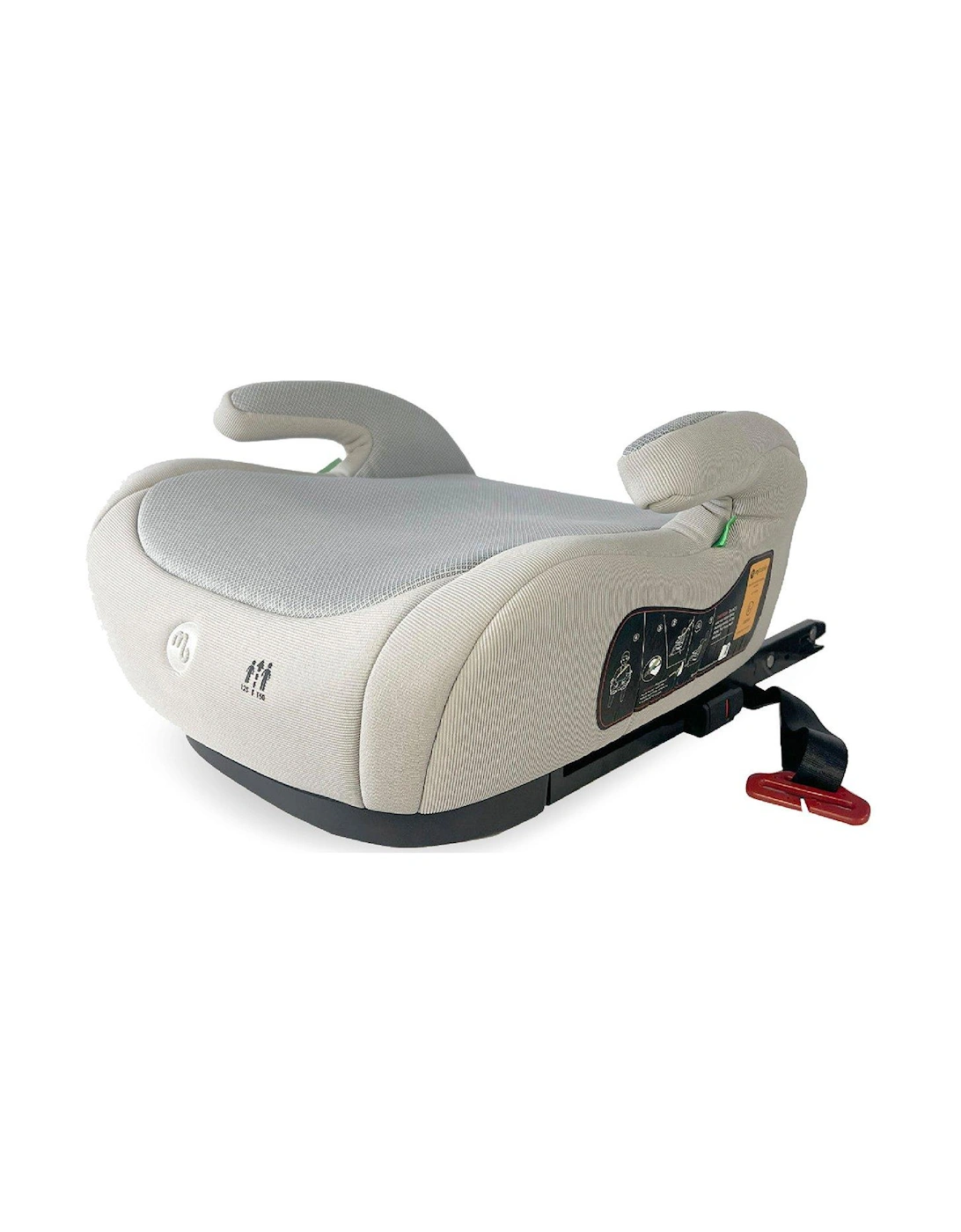 i-Size Backless Booster Seat - Stone, 2 of 1