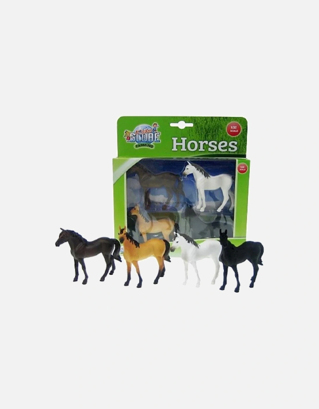 Kids Globe Horses (Pack of 4)