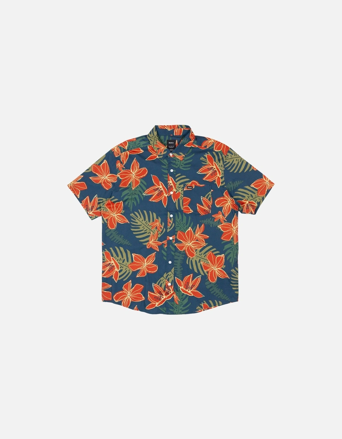 Wild Hibiscus Shirt - Duck Blue, 6 of 5