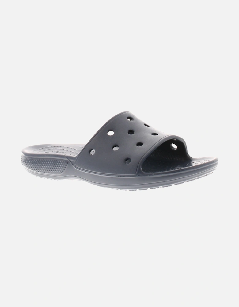 Mens Beach Sandals Classic Slide Slip On navy UK Size
