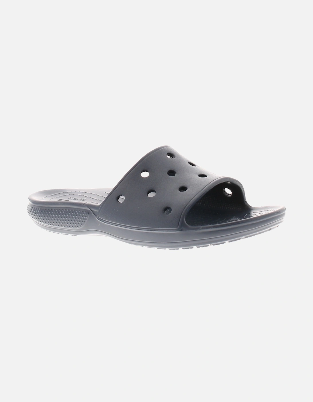 Mens Beach Sandals Classic Slide Slip On navy UK Size, 6 of 5