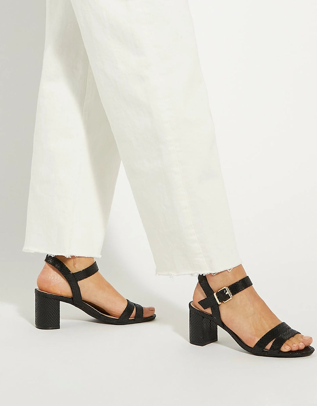 Ladies  Merisa - Wide-Fit Block-Heel Sandals