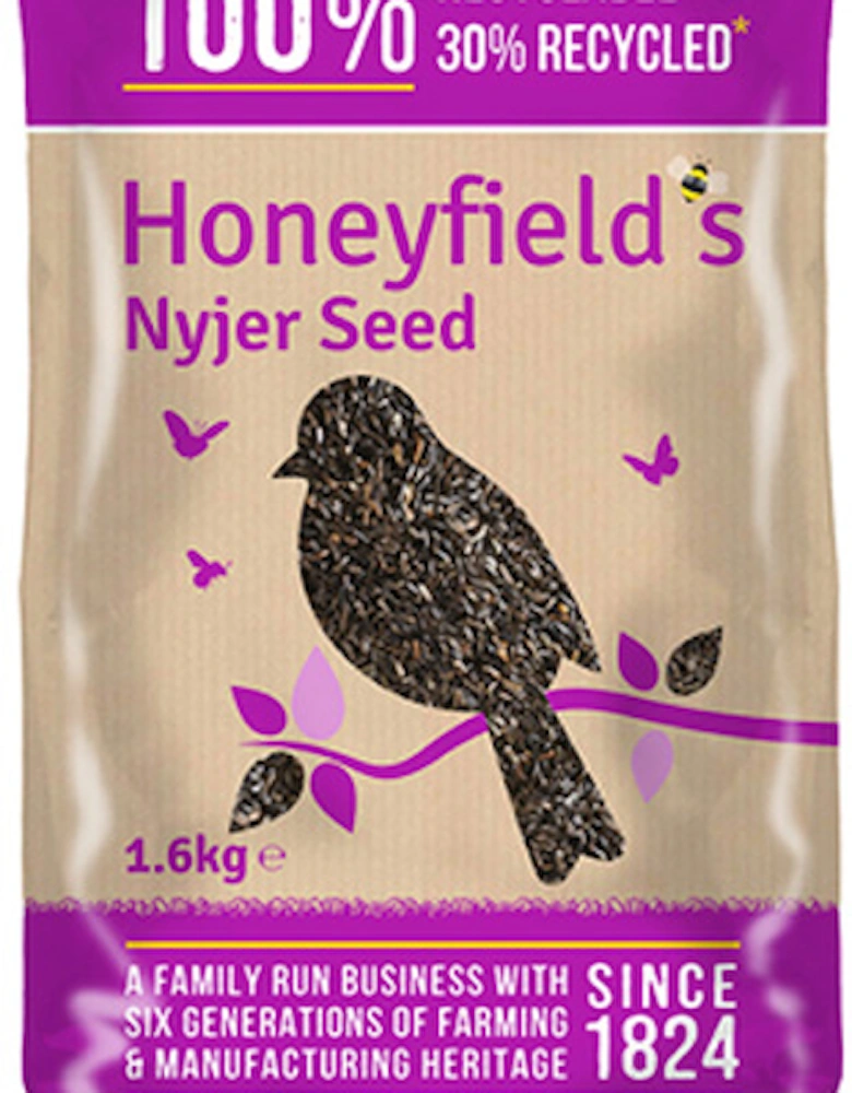 Honeyfields Nyjer Seeds Wild Bird Food 12.6KG