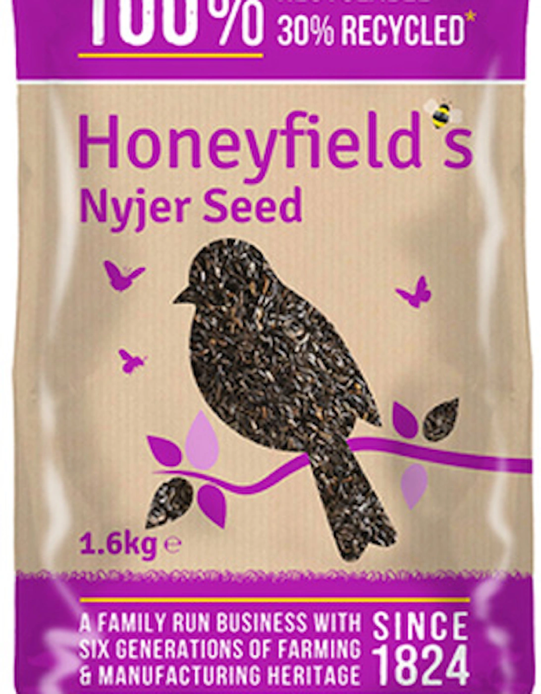 Honeyfields Nyjer Seeds Wild Bird Food 12.6KG, 2 of 1