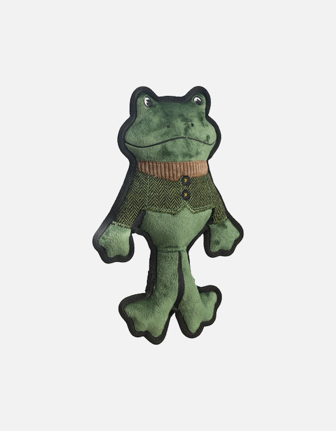 House Of Paws Tweed Plush Toy Frog, 2 of 1