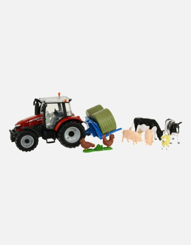 Britains Massey Ferguson 5612 Tractor Playset