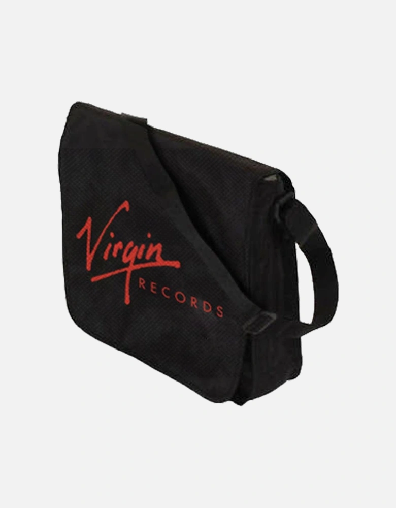 Logo Virgin Records Flap Top Messenger Bag