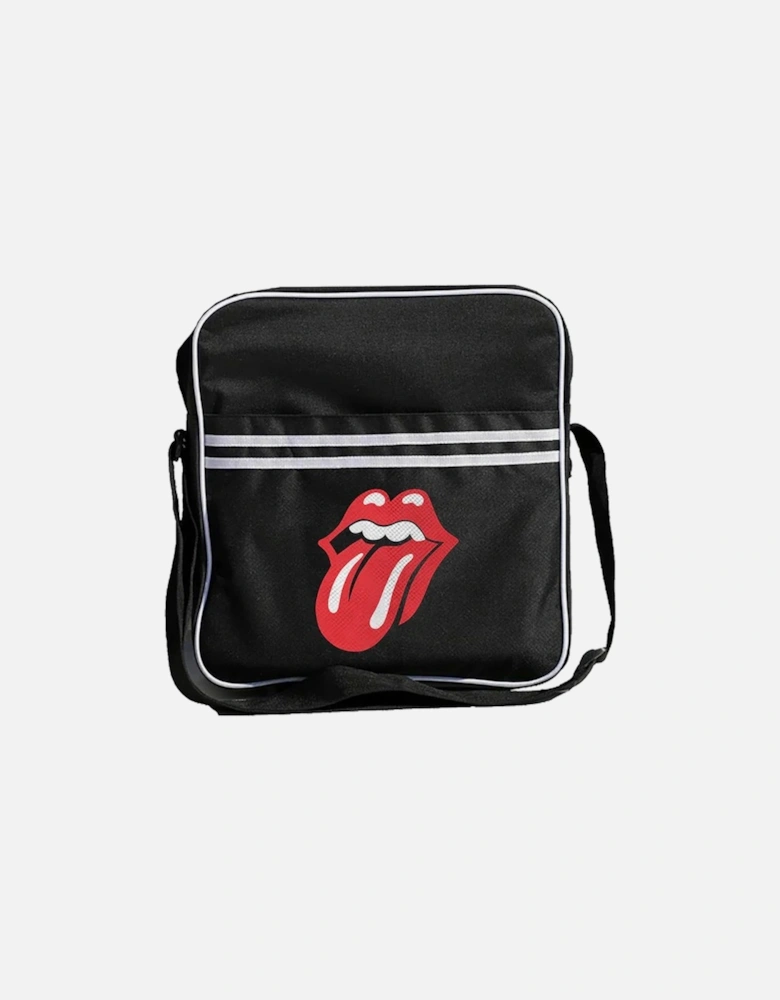 Classic Tongue The Rolling Stones Zip Top Messenger Bag