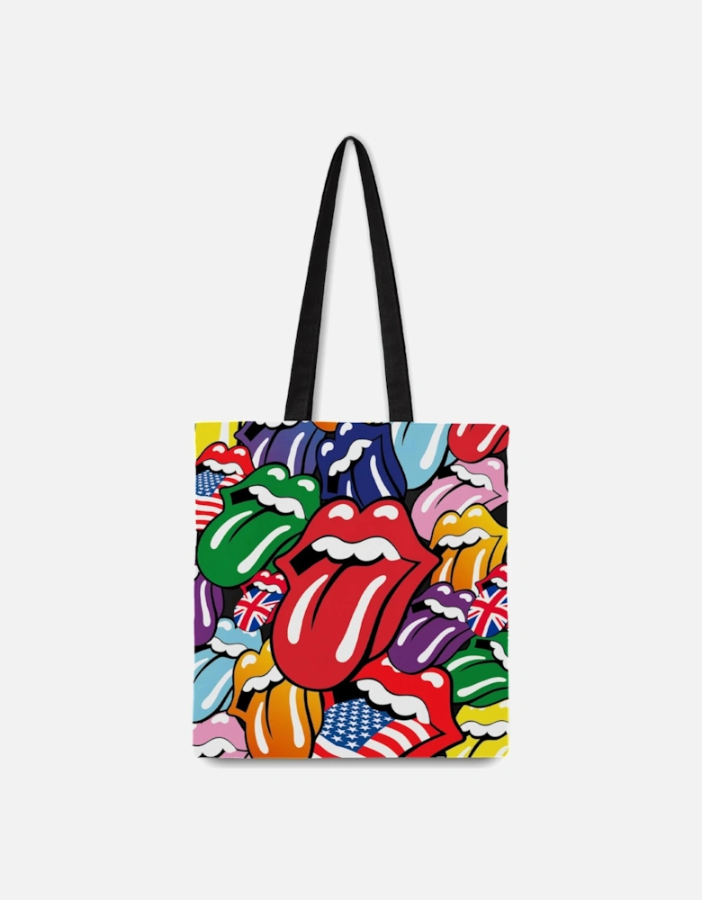 Tongues The Rolling Stones Tote Bag