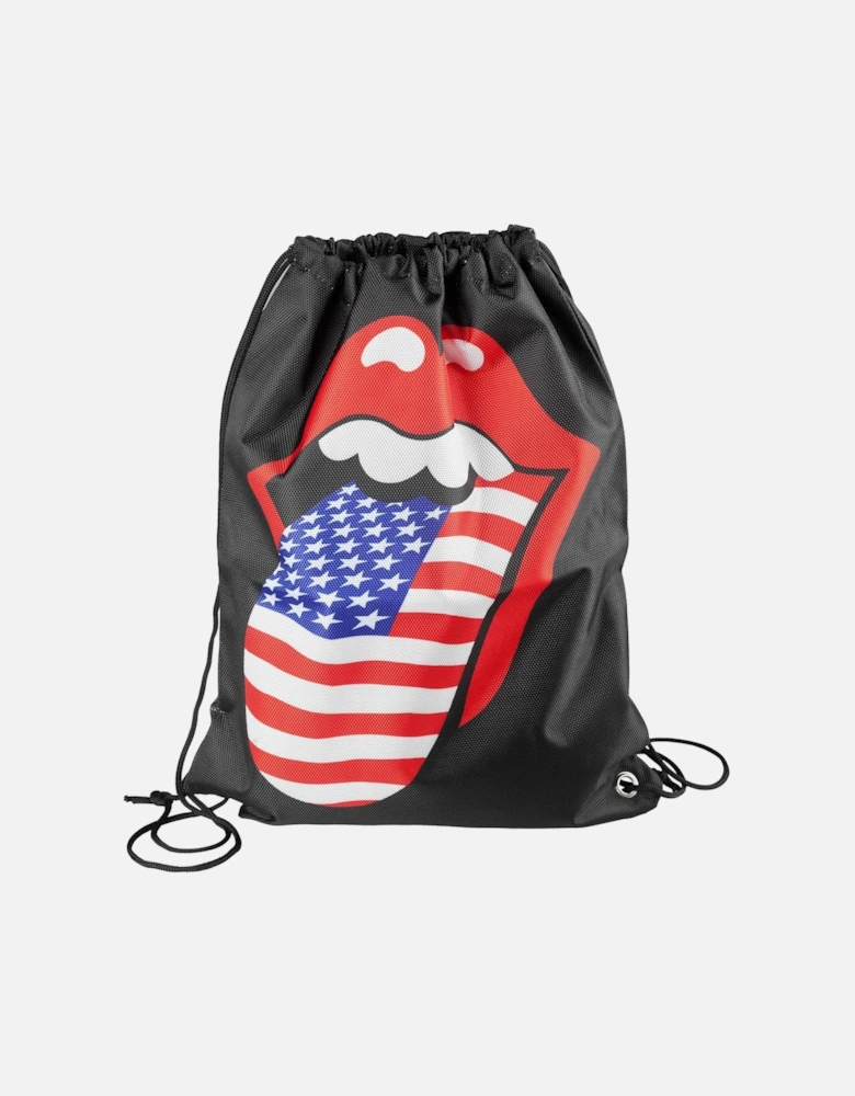 USA Tongue The Rolling Stones Drawstring Bag