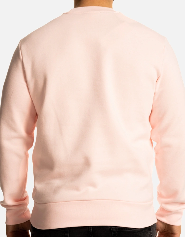 Mens Crew Neck Sweatshirt (Light Pink)