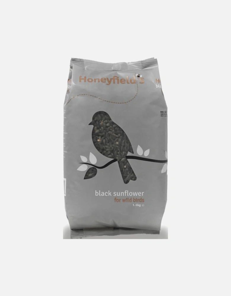 Honeyfields Black Sunflowers Wild Bird Food 1.1KG
