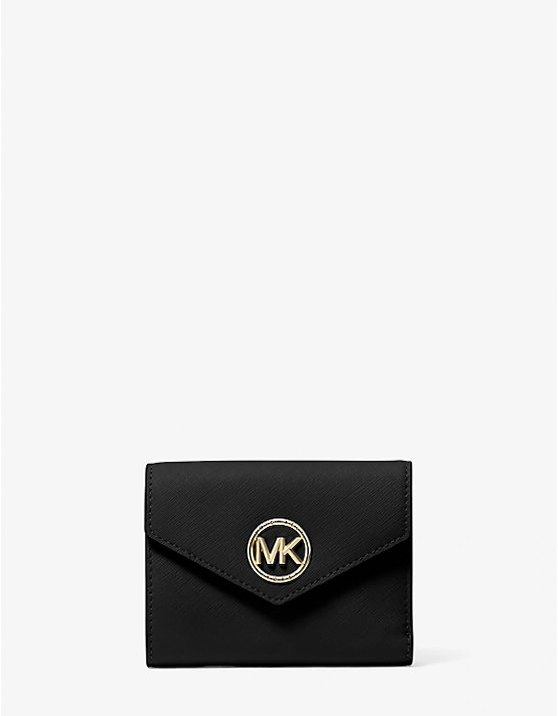 Carmen Medium Saffiano Leather Tri-Fold Envelope Wallet, 2 of 1