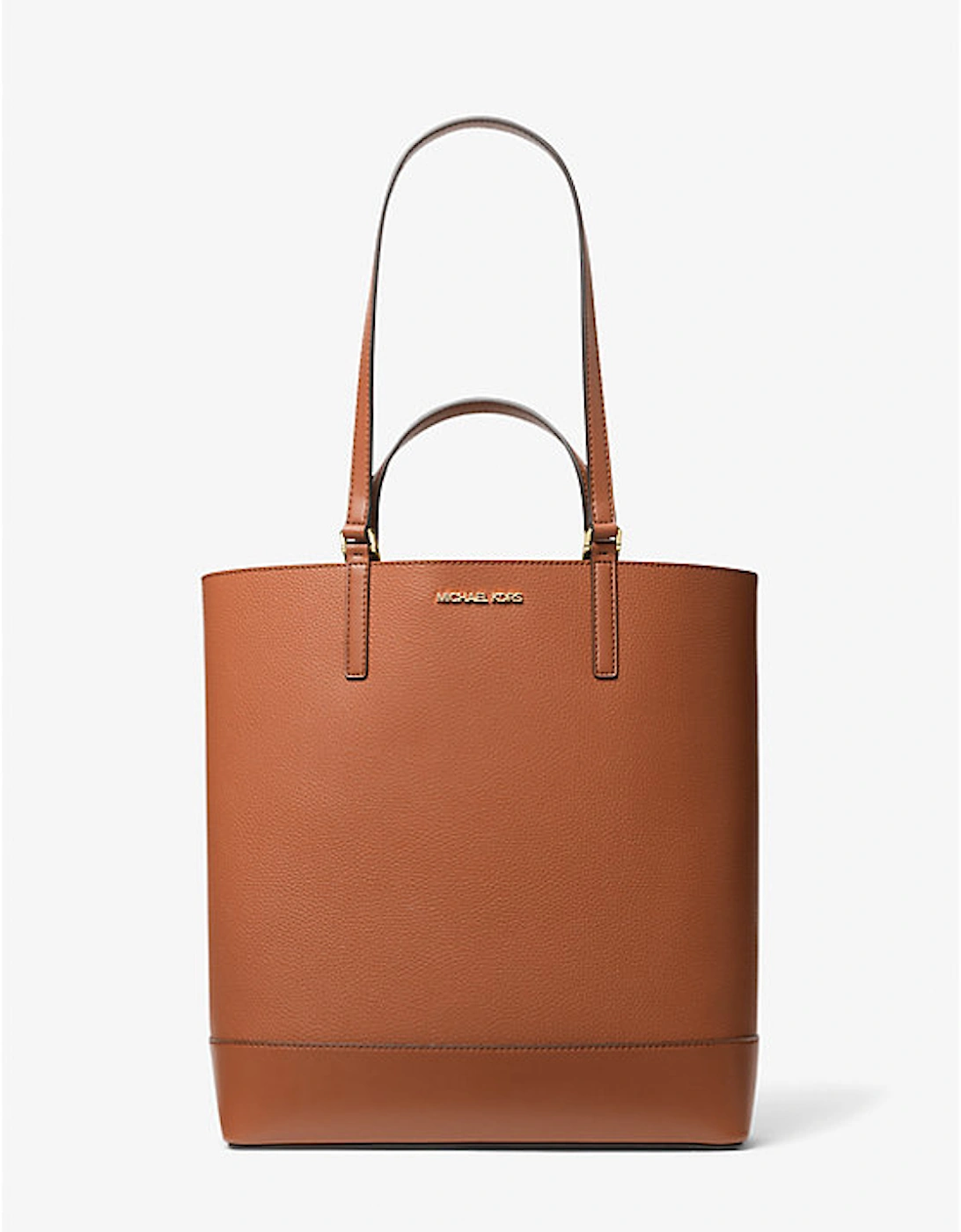 Kelli Large Two-Tone Pebbled Leather Tote Bag, 4 of 3