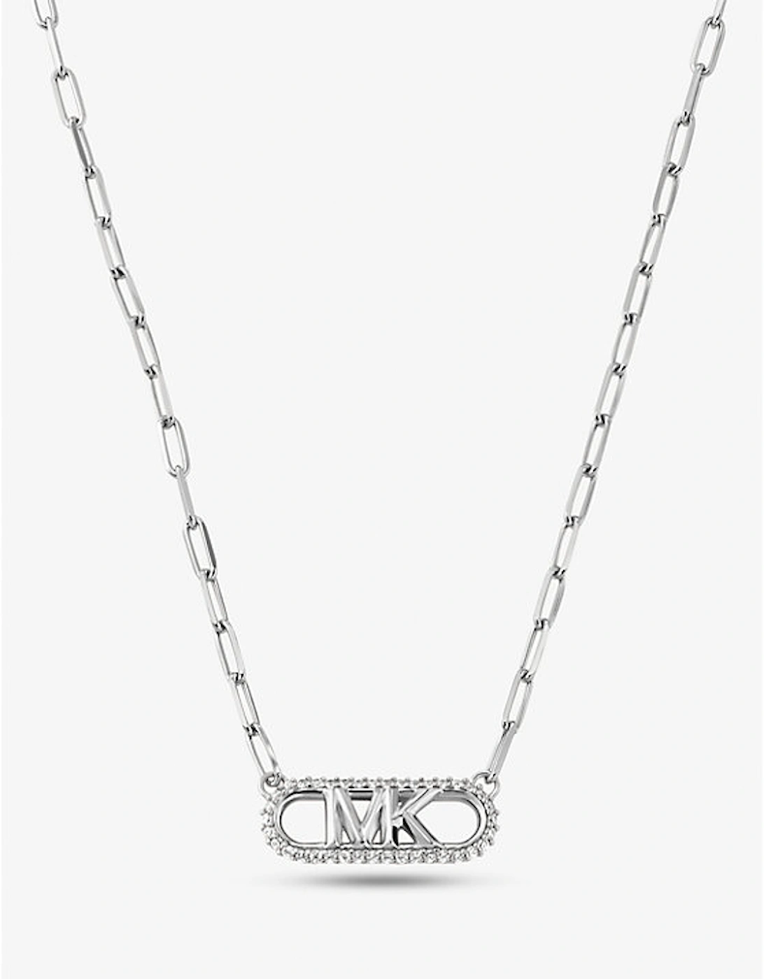 Precious Metal-Plated Sterling Silver Empire Logo Chain Link Necklace, 3 of 2