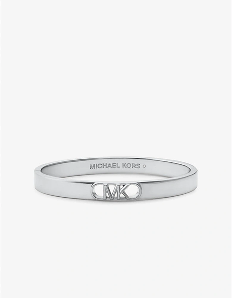 Precious Metal-Plated Brass Empire Logo Bangle