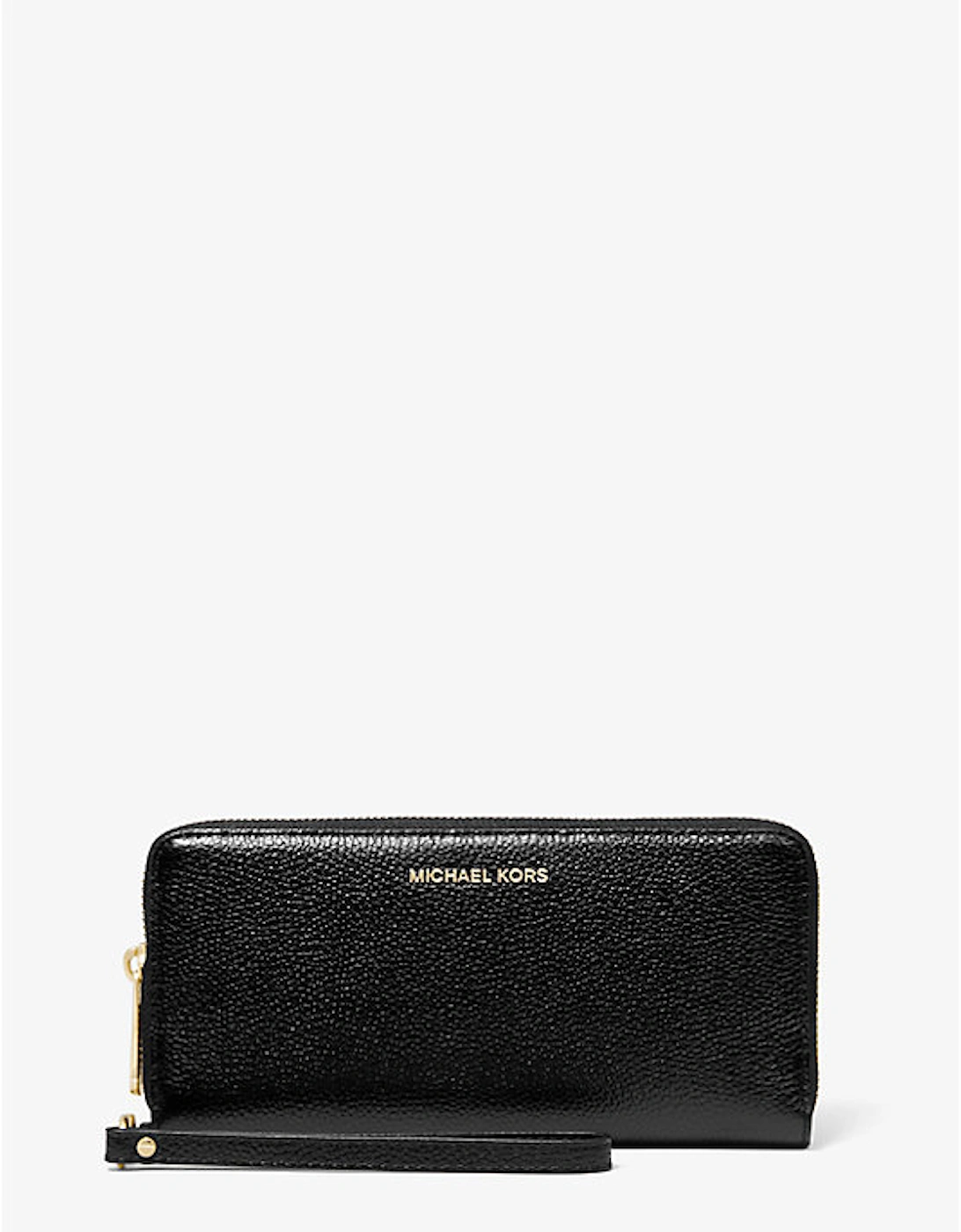 Pebbled Leather Continental Wristlet, 2 of 1