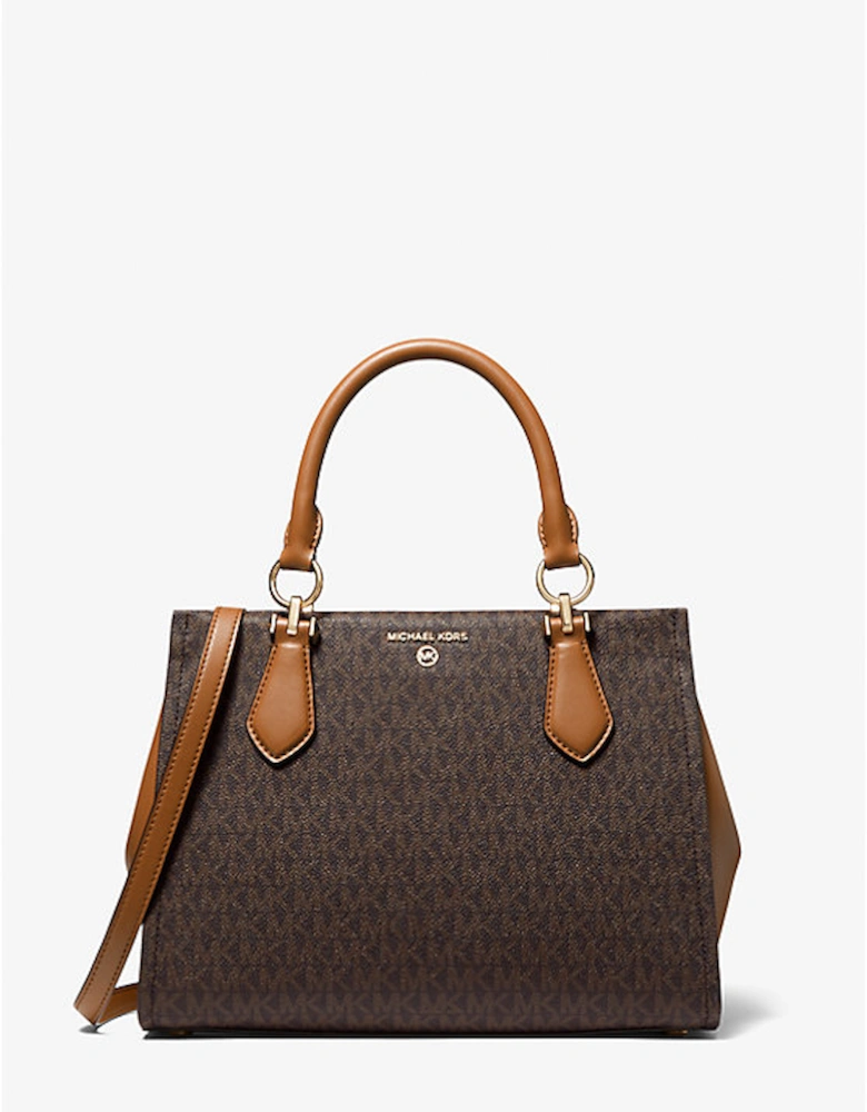 Marilyn Medium Logo Satchel