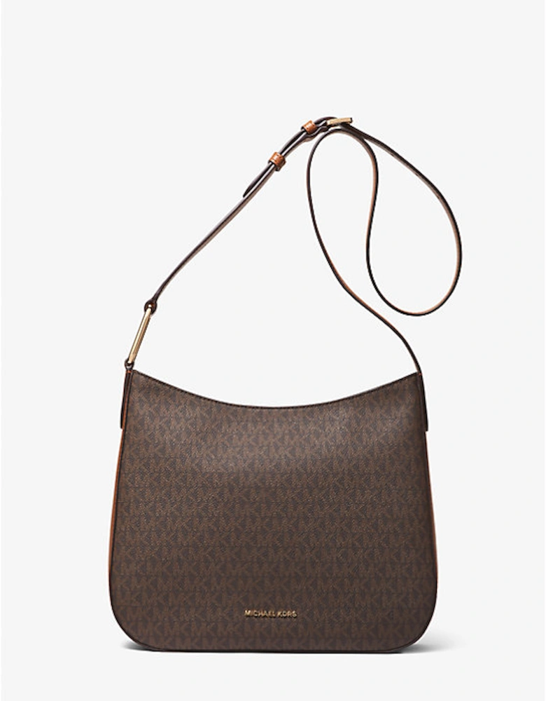 Kensington Large Signature Logo Crossbody Bag