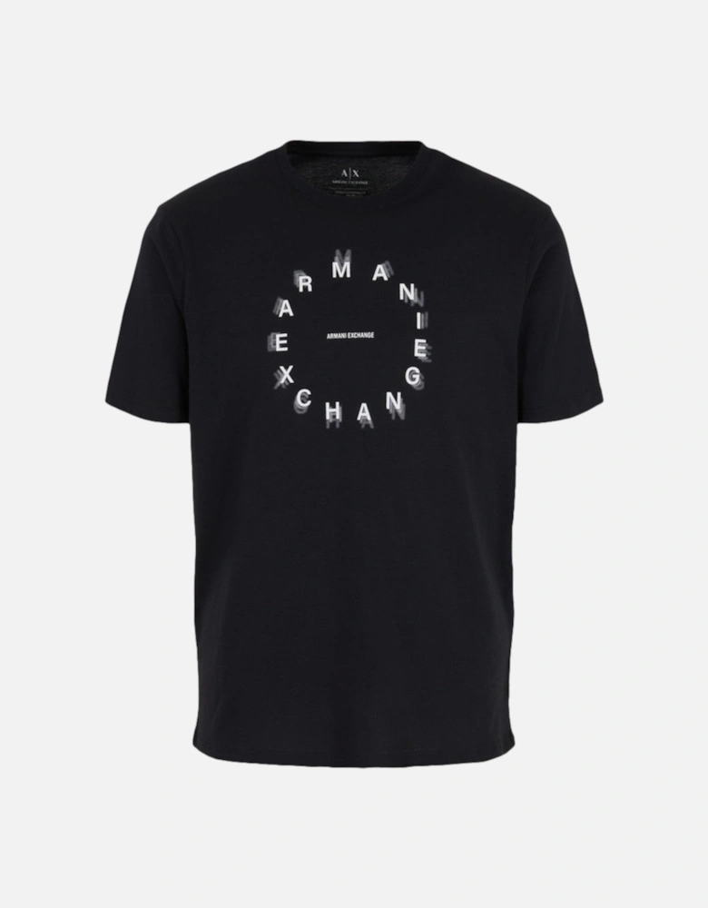 Circular Logo T-Shirt 1200 Black