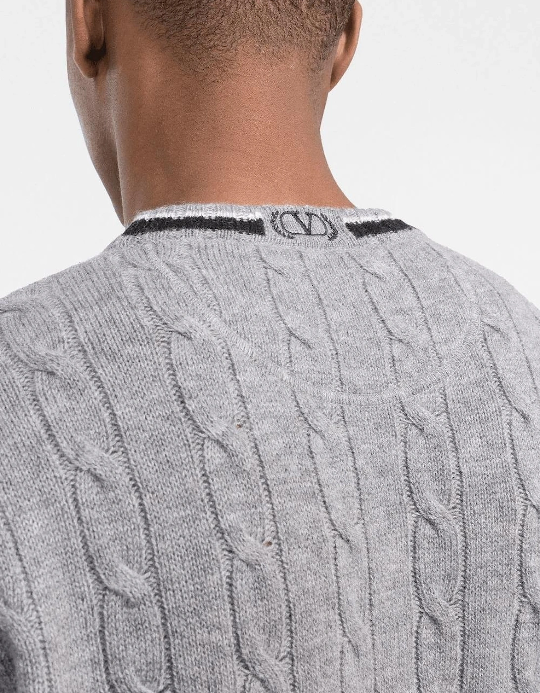 Wool Back Logo Sweater
