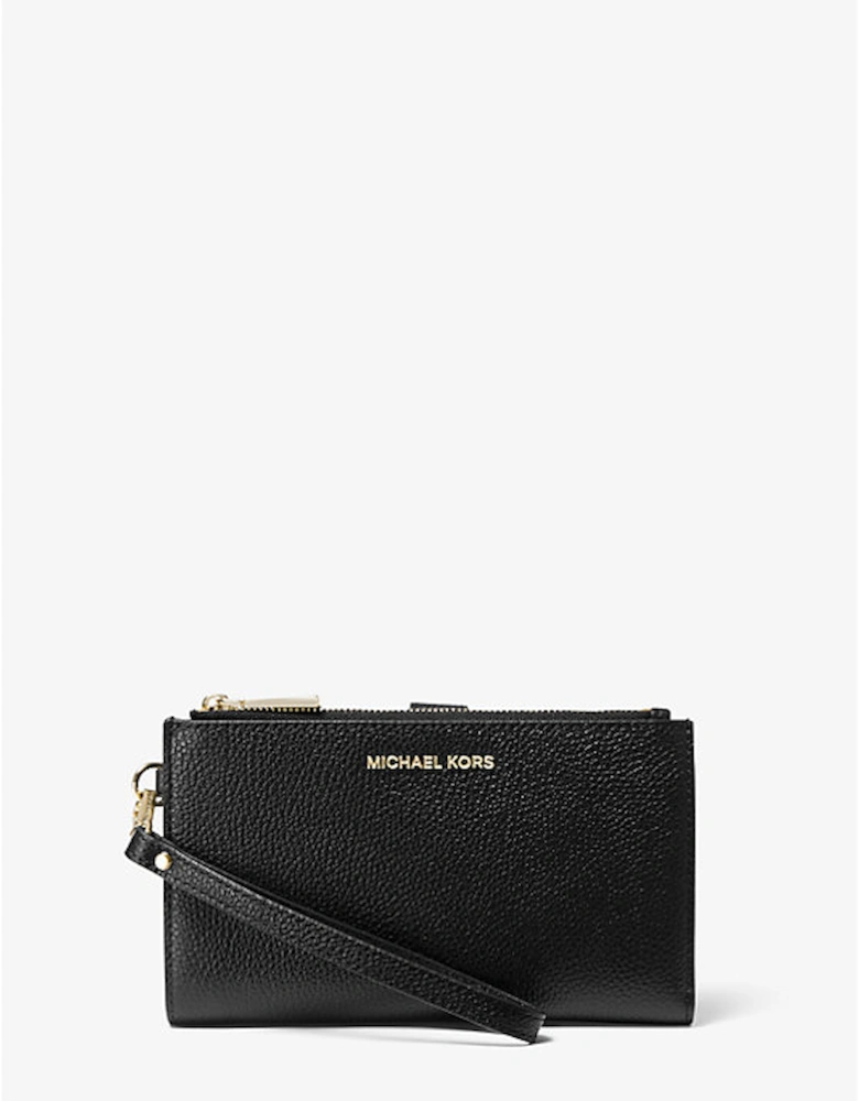 Adele Pebbled Leather Smartphone Wallet