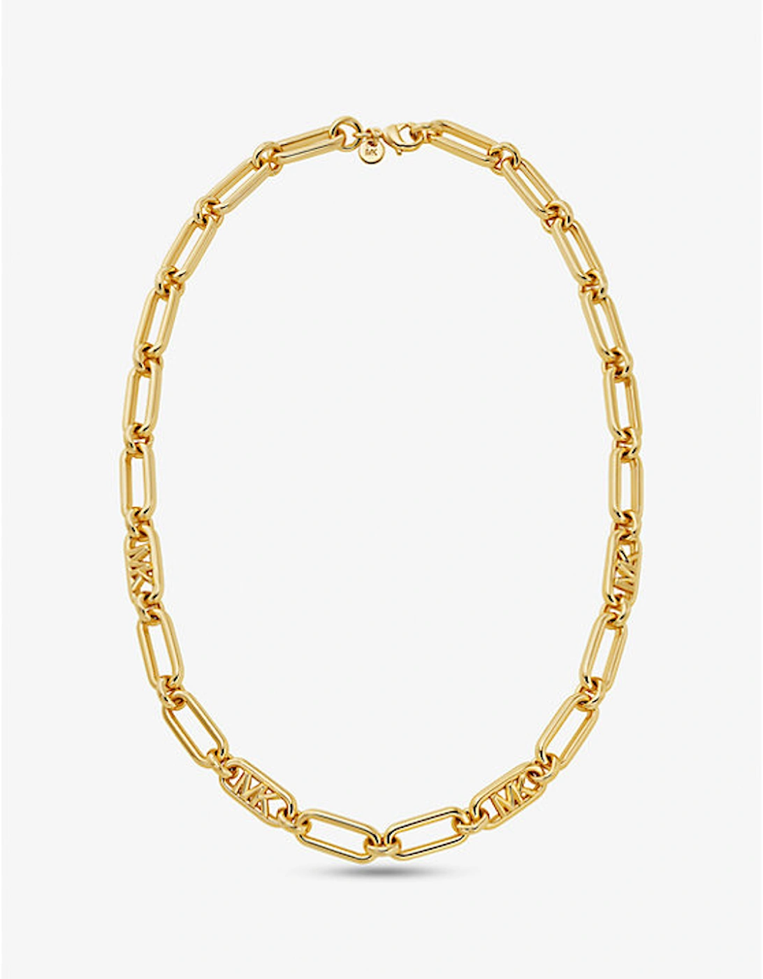Precious Metal-Plated Brass Chain Link Necklace, 2 of 1