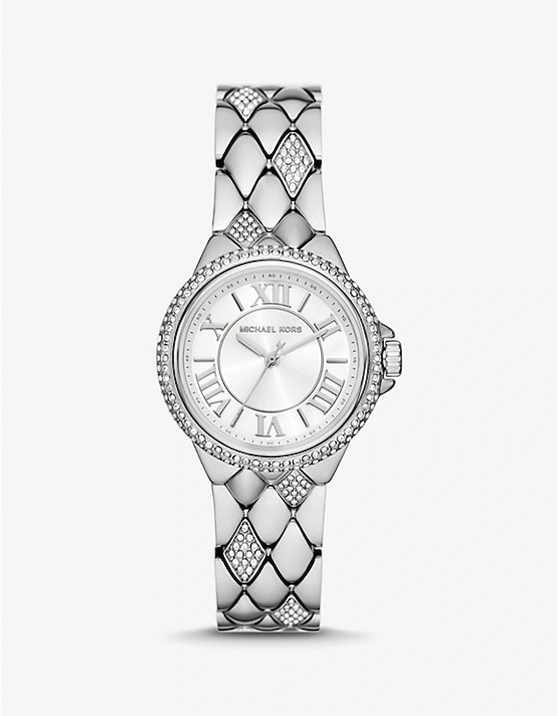 Mini Camille Pavé Silver-Tone Watch, 2 of 1