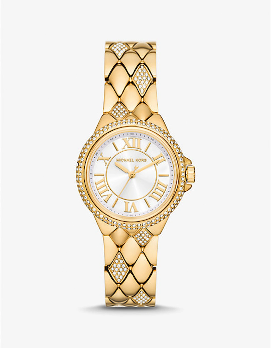 Mini Camille Pavé Gold-Tone Watch, 2 of 1