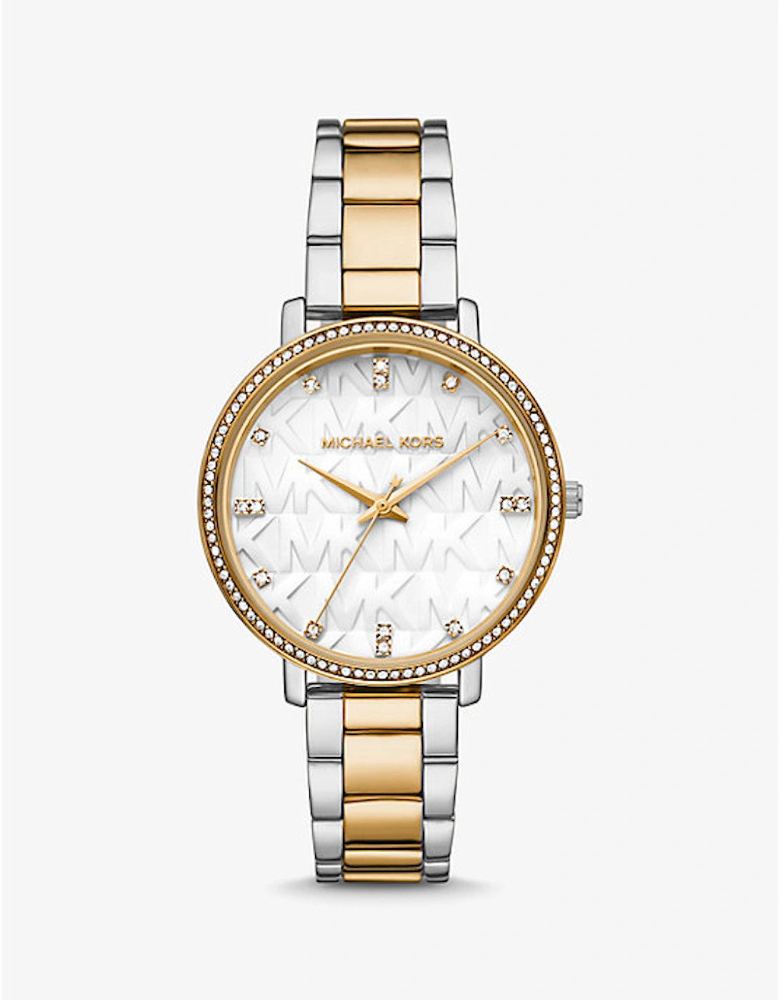 Pyper Pavé Two-Tone Logo Watch, 2 of 1