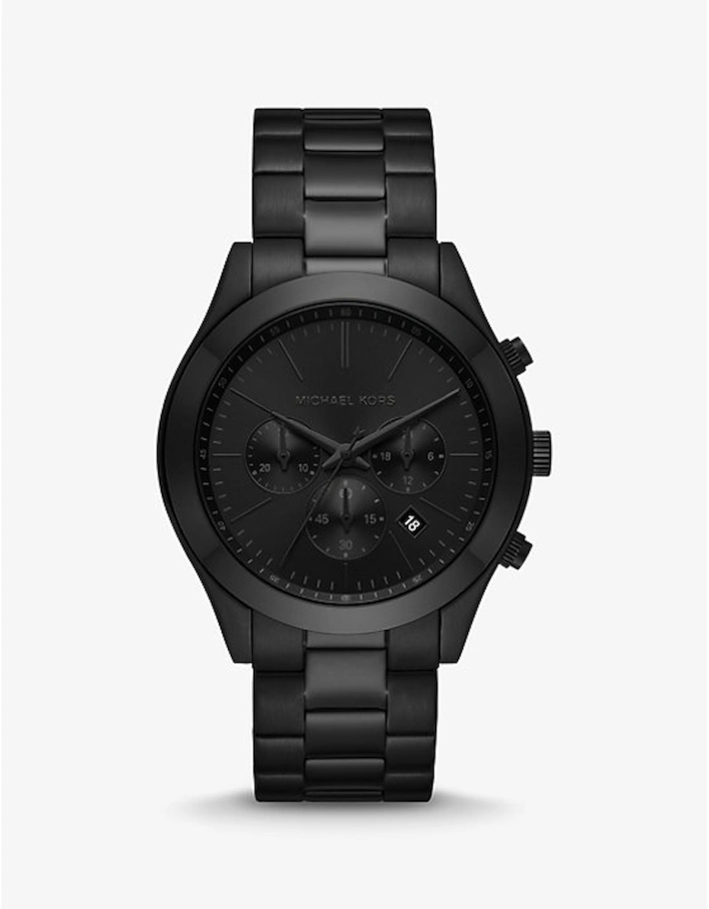 Oversized Slim Runway Black-Tone Watch