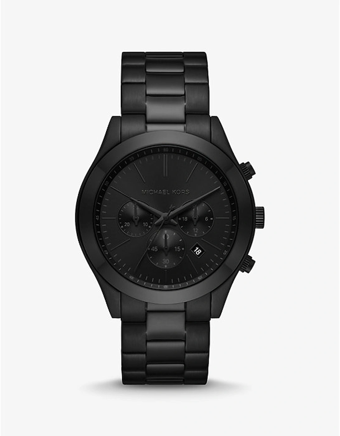 Oversized Slim Runway Black-Tone Watch, 2 of 1