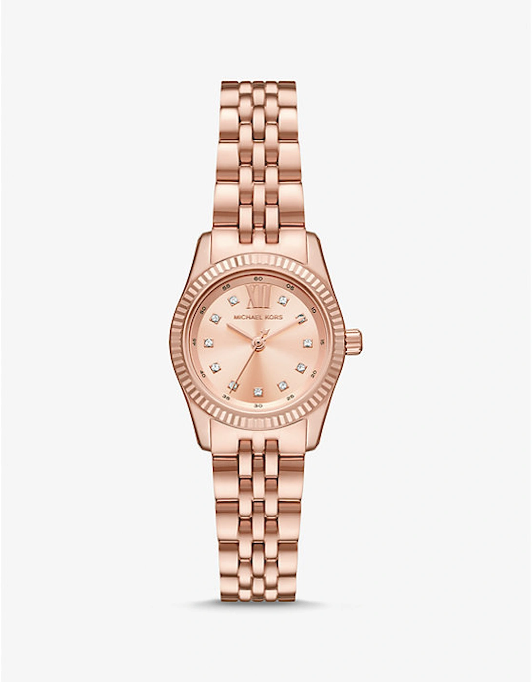 Petite Lexington Pavé Rose Gold-Tone Watch, 2 of 1