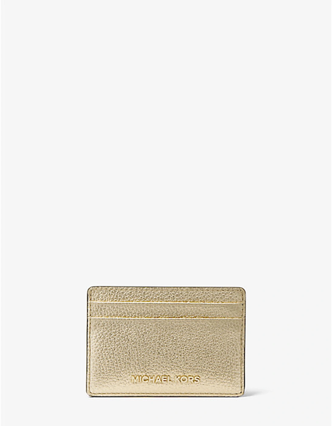Metallic Pebbled Leather Card Case, 2 of 1