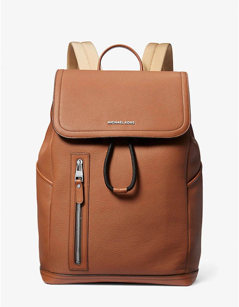 Hudson Pebbled Leather Utility Backpack