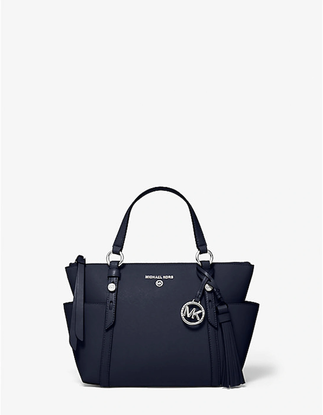 Sullivan Small Saffiano Leather Top-Zip Tote Bag, 4 of 3