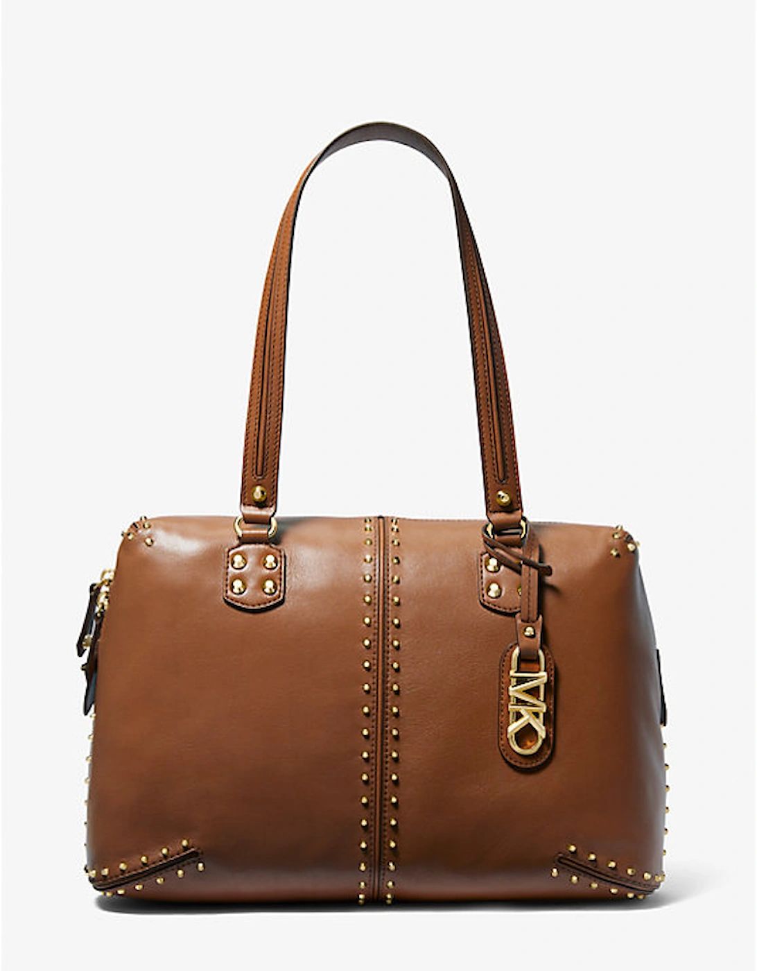 Astor Large Studded Leather Tote Bag, 5 of 4