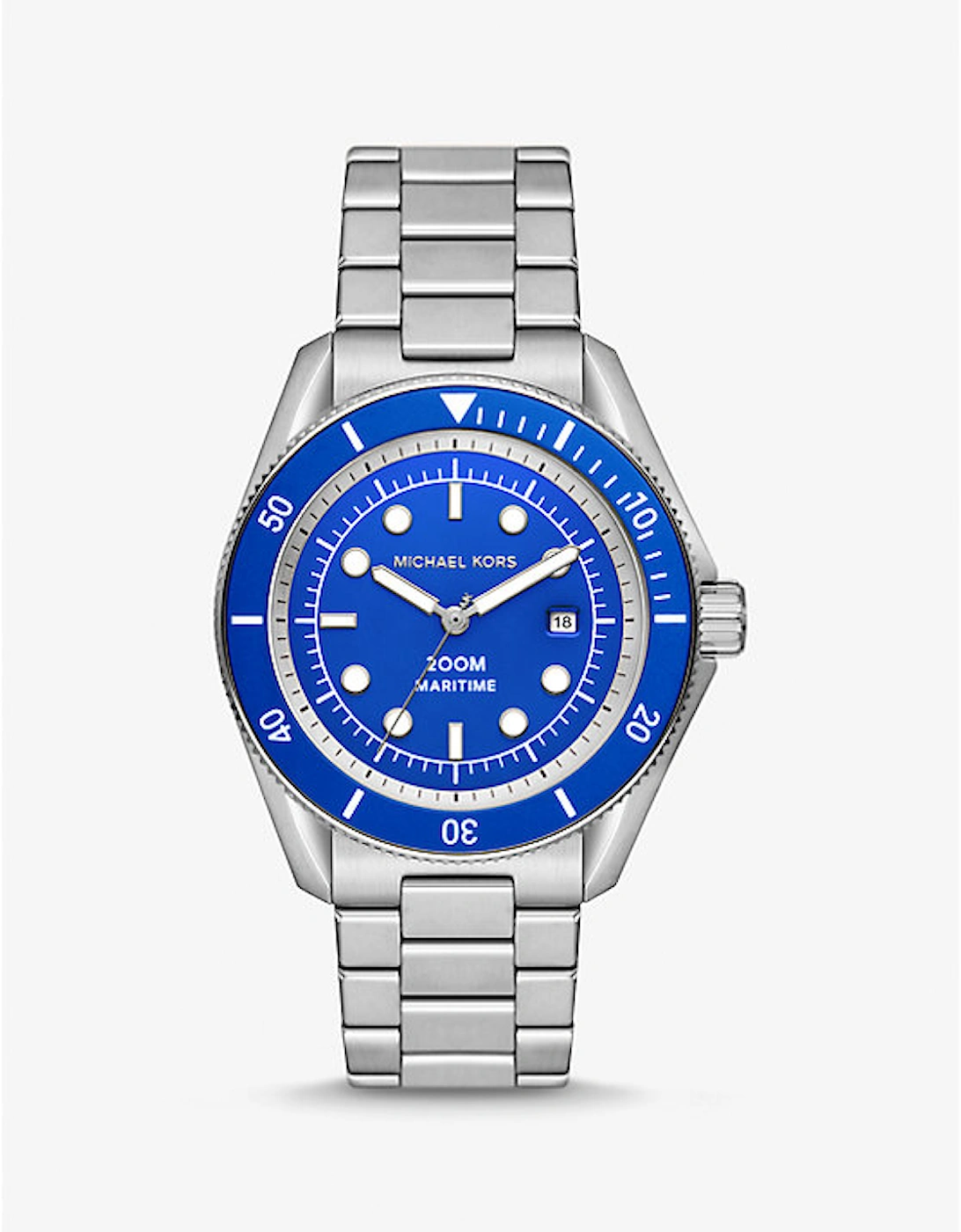 Oversized Maritime Silver-Tone Watch, 2 of 1