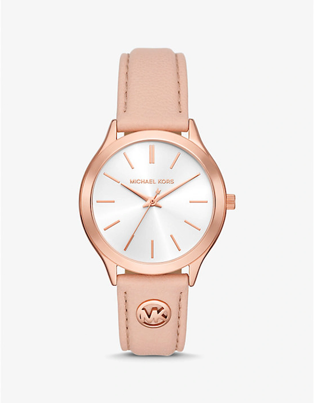 Slim Runway Rose Gold-Tone and Leather Watch, 2 of 1