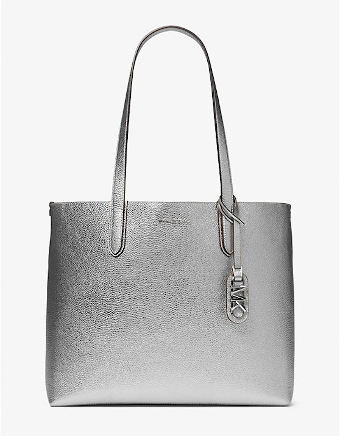 Eliza Extra-Large Metallic Pebbled Leather Reversible Tote Bag, 2 of 1