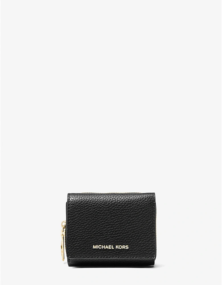Empire Small Pebbled Leather Tri-Fold Wallet