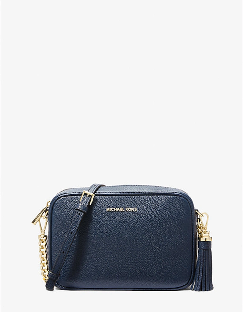 Jet Set Medium Pebbled Leather Crossbody Bag